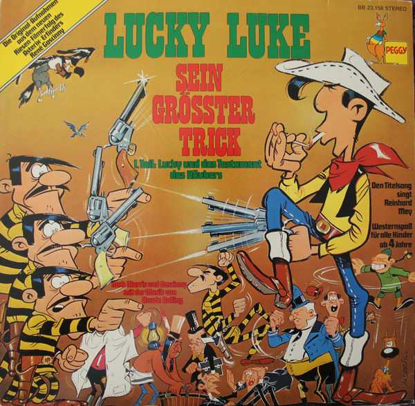 Cover Morris (13) / Goscinny* - Lucky Luke - Sein Grösster Trick 1. Teil: Lucky Und Das Testament Des Räubers (LP) Schallplatten Ankauf