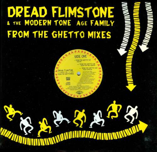 Cover Dread Flimstone & The Modern Tone Age Family* - From The Ghetto Mixes (12) Schallplatten Ankauf