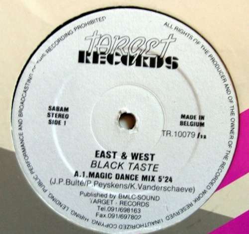 Cover East & West (3) - Black Taste (12) Schallplatten Ankauf