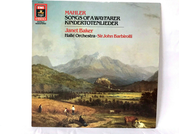 Cover Janet Baker, Mahler*, Hallé Orchestra, Sir John Barbirolli - Mahler: Kindertotenlieder And Songs Of A Wayfarer (LP, RE) Schallplatten Ankauf