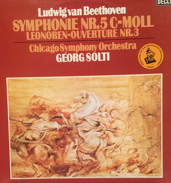 Cover Beethoven*, Chicago Symphony Orchestra*, Sir Georg Solti* - Symphony No. 5 In C Minor, Op.67 & Overture 'Leonore' No. 3 (LP, RE) Schallplatten Ankauf