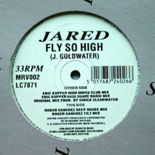 Cover Jared (2) - Fly So High (12) Schallplatten Ankauf
