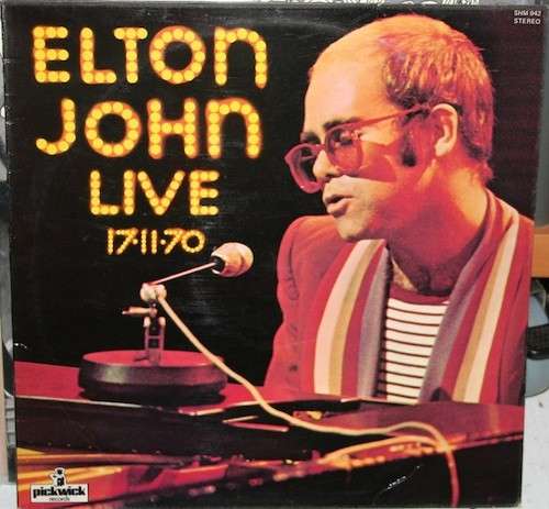 Cover Elton John Live 17-11-70 Schallplatten Ankauf