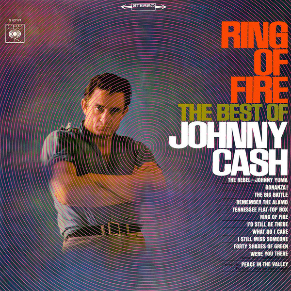 Cover Johnny Cash - Ring Of Fire - The Best Of Johnny Cash (LP, Comp, RE) Schallplatten Ankauf