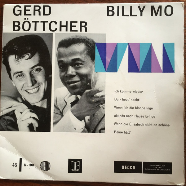 Cover Gerd Böttcher / Billy Mo - Gerd Böttcher - Billy Mo (7, EP) Schallplatten Ankauf