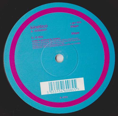 Cover Kinetico - Violation (12) Schallplatten Ankauf