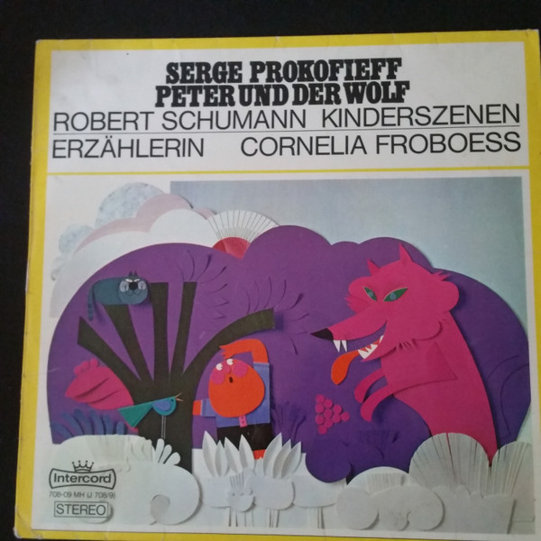 Cover Sergei Prokofiev, Robert Schumann, Conny Froboess - Peter Und Der Wolf / Kinderszenen (LP, Album) Schallplatten Ankauf