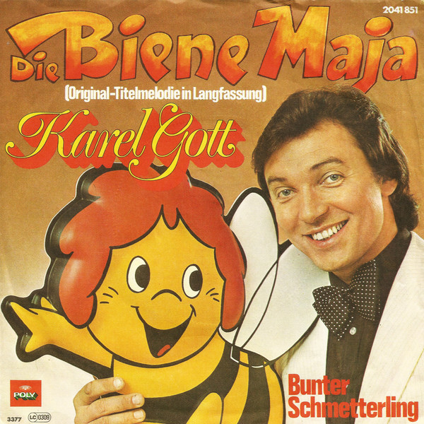 Cover Karel Gott - Die Biene Maja (7, Single) Schallplatten Ankauf