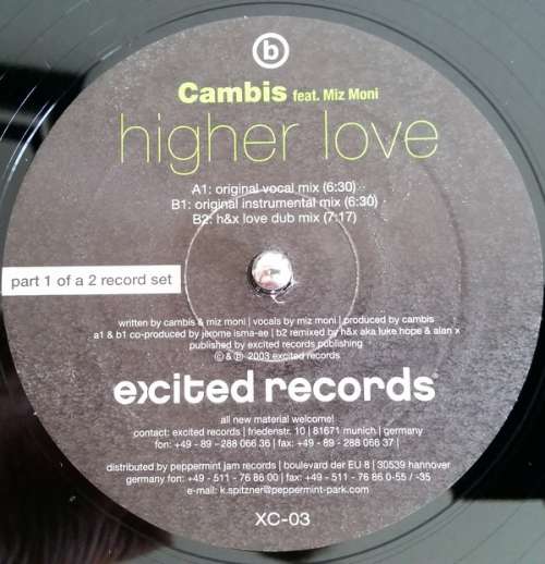 Bild Cambis* Feat. Miz Moni - Higher Love (12) Schallplatten Ankauf