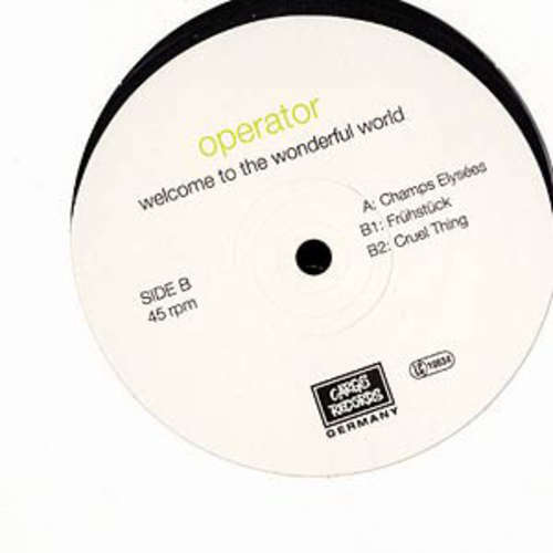 Cover Operator (8) - Welcome To The Wonderful World (12, Cle) Schallplatten Ankauf