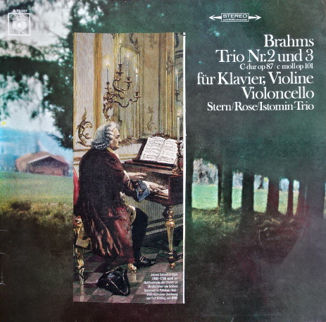 Cover Johannes Brahms, The Istomin/Stern/Rose Trio - Trio Nr. 2 Und 3 Für Klavier, Violine Und Violoncello (LP) Schallplatten Ankauf