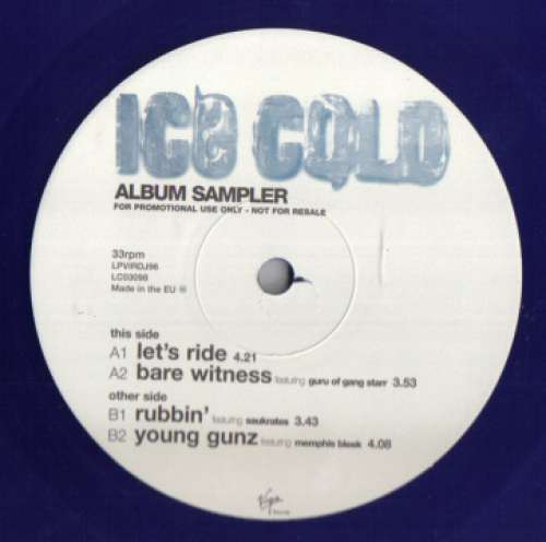 Cover Choclair - Ice Cold (Album Sampler) (12, Promo, Smplr, Blu) Schallplatten Ankauf
