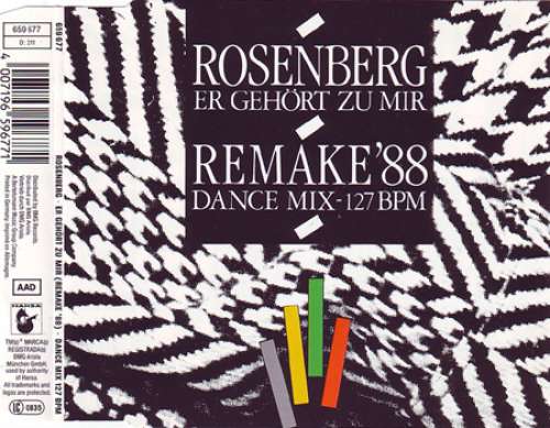 Cover Rosenberg* - Er Gehört Zu Mir (Remake '88) (CD, Maxi) Schallplatten Ankauf