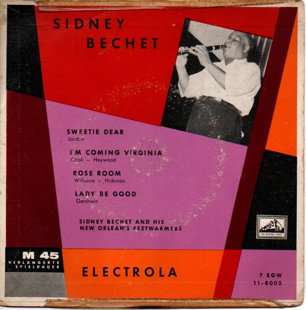 Cover Sidney Bechet And His New Orleans Feetwarmers - Sweetie Dear (7, EP, Mono) Schallplatten Ankauf