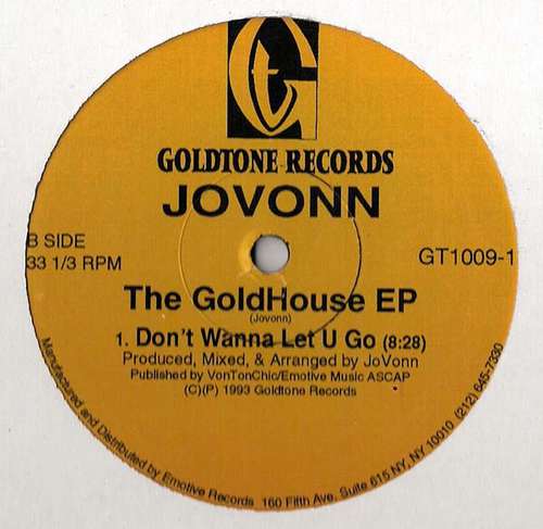 Bild Jovonn - The Goldhouse EP (12, EP) Schallplatten Ankauf
