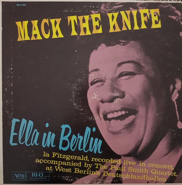 Cover Ella Fitzgerald - Mack The Knife - Ella In Berlin (LP, Album, Mono) Schallplatten Ankauf