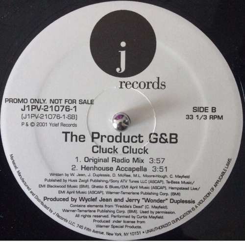 Cover The Product G&B - Cluck Cluck (12, Promo) Schallplatten Ankauf