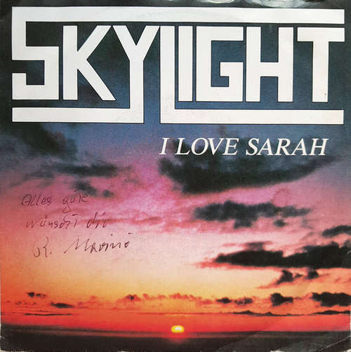 Cover Skylight (7) - I Love Sarah (7, Single) Schallplatten Ankauf