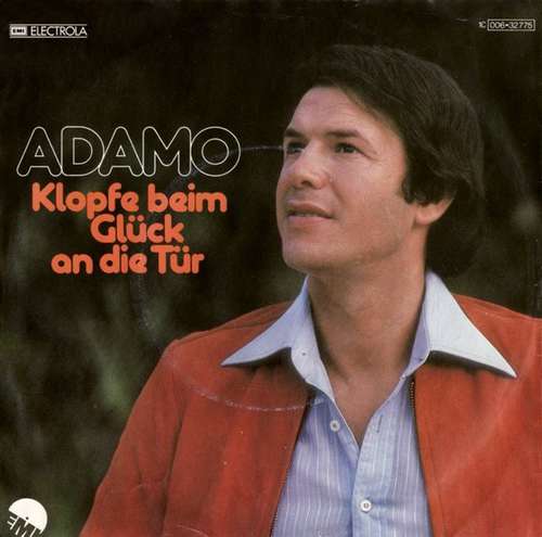 Cover Adamo - Klopfe Beim Glück An Die Tür (7, Single) Schallplatten Ankauf