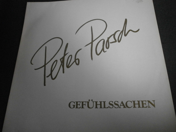 Cover Peter Parsch - Gefühlssachen (LP, Album) Schallplatten Ankauf