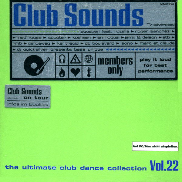 Bild Various - Club Sounds Vol.22 (2xCD, Comp) Schallplatten Ankauf