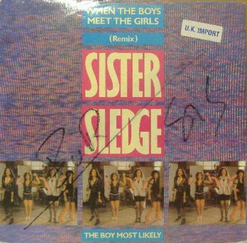 Cover Sister Sledge - When The Boys Meet The Girls (12) Schallplatten Ankauf