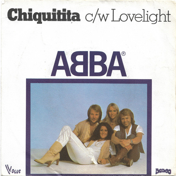 Cover ABBA - Chiquitita c/w Lovelight (7, Single) Schallplatten Ankauf