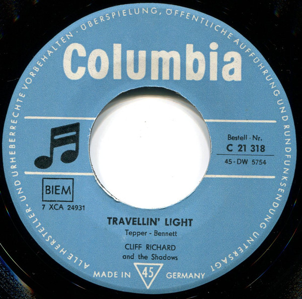 Bild Cliff Richard And The Shadows* - Travellin' Light (7, Single) Schallplatten Ankauf