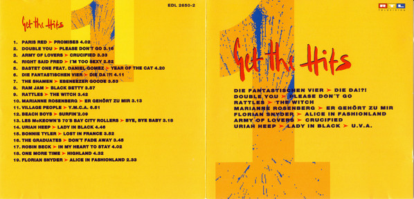 Cover Various - Get The Hits 1 (CD) Schallplatten Ankauf