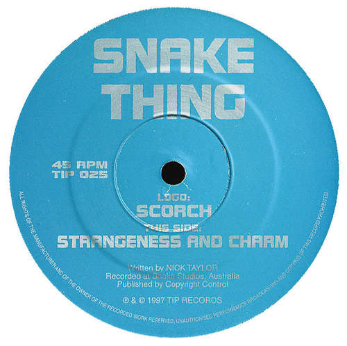 Cover Snake Thing - Scorch / Strangeness And Charm (12) Schallplatten Ankauf