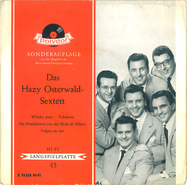 Cover Hazy Osterwald Sextett - Whisky Pure (7, EP, Mono, S/Edition) Schallplatten Ankauf