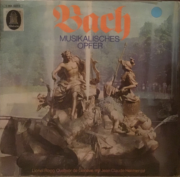 Cover Bach*, Lionel Rogg, Jean-Claude Hermenjat, Quatuor De Genève - Musikalisches Opfer BWV 1079 (LP, Album) Schallplatten Ankauf