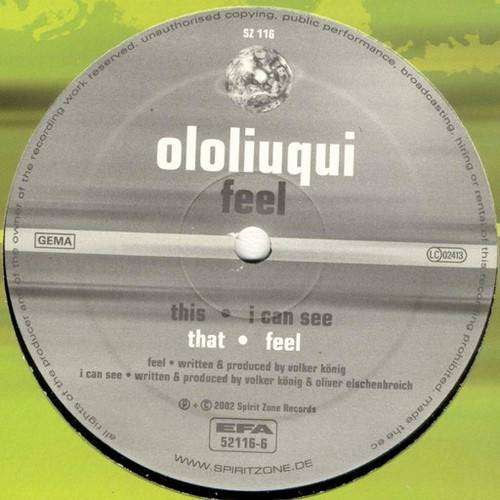 Cover Ololiuqui - Feel (12) Schallplatten Ankauf
