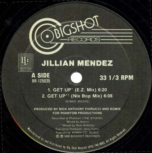 Cover Jillian Mendez - Get Up (12) Schallplatten Ankauf