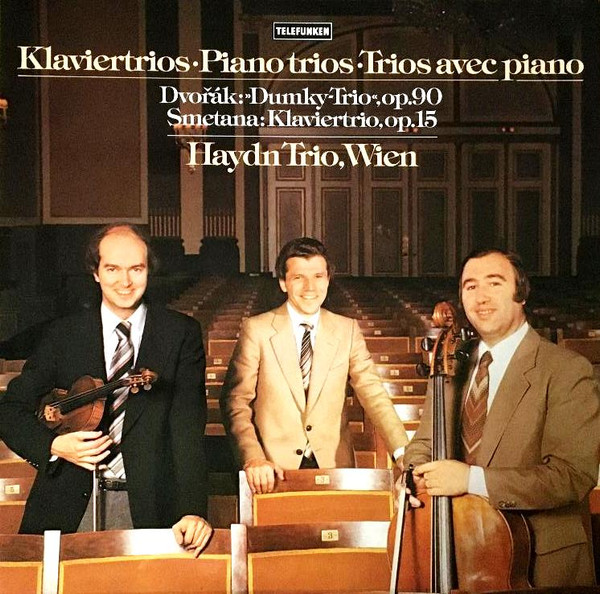 Cover Dvořák*, Smetana*, Haydn-Trio, Wien - Klaviertrios · Piano Trios · Trios Avec Piano: »Dumky-Trio«, Op.90 · Klaviertrio, Op.15 (LP, Gat) Schallplatten Ankauf