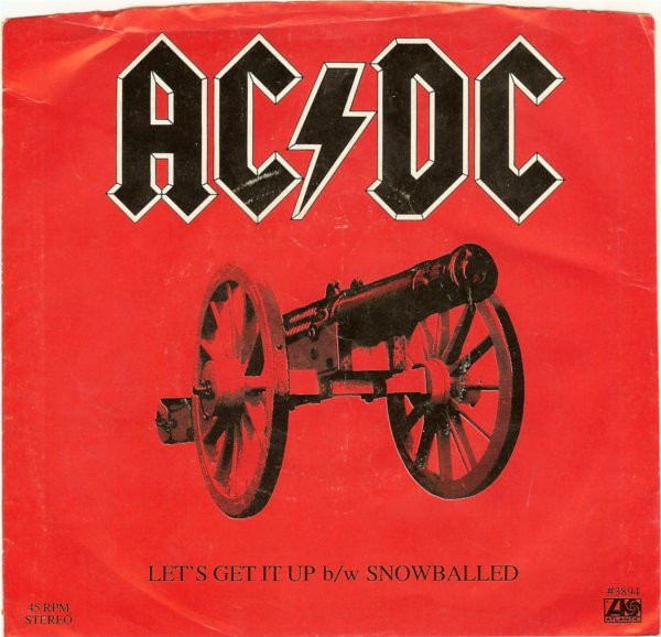 Cover AC/DC - Let's Get It Up / Snowballed (7, Single, Spe) Schallplatten Ankauf