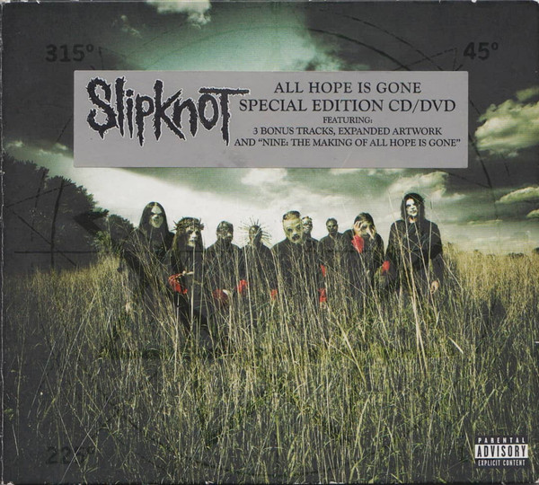 Cover Slipknot - All Hope Is Gone (CD, Album + DVD-V, NTSC + S/Edition, Dig) Schallplatten Ankauf