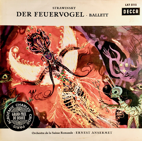 Cover Stravinsky*, Ernest Ansermet Conducting L'Orchestre De La Suisse Romande - Der Feuervogel (LP, Album, Mono) Schallplatten Ankauf
