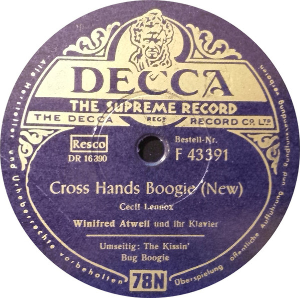 Bild Winifred Atwell And Her Piano*, The Stargazers - Cross Hands Boogie / The Kissin´ Bug Boogie (Shellac, 10) Schallplatten Ankauf