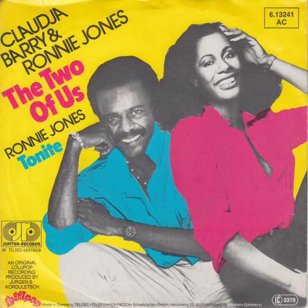 Cover Claudja Barry & Ronnie Jones - The Two Of Us (7) Schallplatten Ankauf