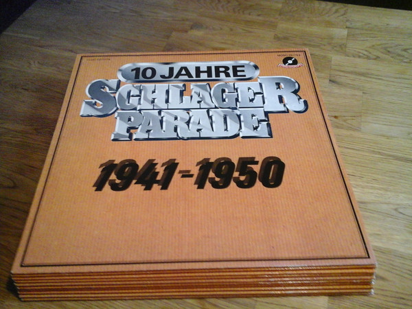 Cover Various - 10 Jahre Schlagerparade 1941-1950 (10xLP, Comp, Mono, Club + Box) Schallplatten Ankauf
