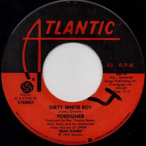 Cover Foreigner - Dirty White Boy / Rev On The Red Line (7, Single, Spe) Schallplatten Ankauf