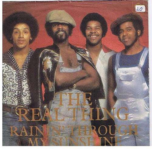 Cover The Real Thing - Rainin' Through My Sunshine (7, Single, Pus) Schallplatten Ankauf