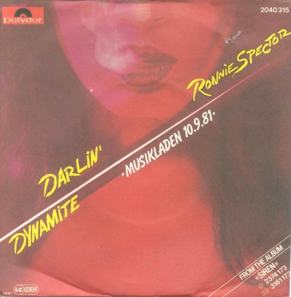 Cover Ronnie Spector - Darlin' / Dynamite (7, Single) Schallplatten Ankauf