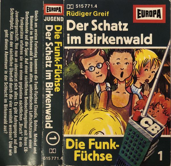 Cover Rüdiger Greif - Die Funk-Füchse  1 - Der Schatz Im Birkenwald (Cass) Schallplatten Ankauf