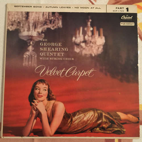 Cover The George Shearing Quintet With String Choir* - Velvet Carpet (Part 1) (7, EP) Schallplatten Ankauf