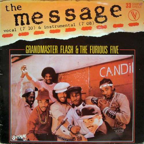 Cover Grandmaster Flash & The Furious Five - The Message (12, Single, Ltd) Schallplatten Ankauf