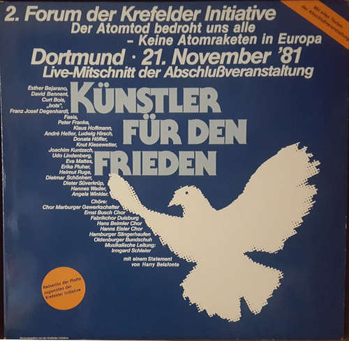 Bild Various - Künstler Für Den Frieden (2xLP, Comp) Schallplatten Ankauf