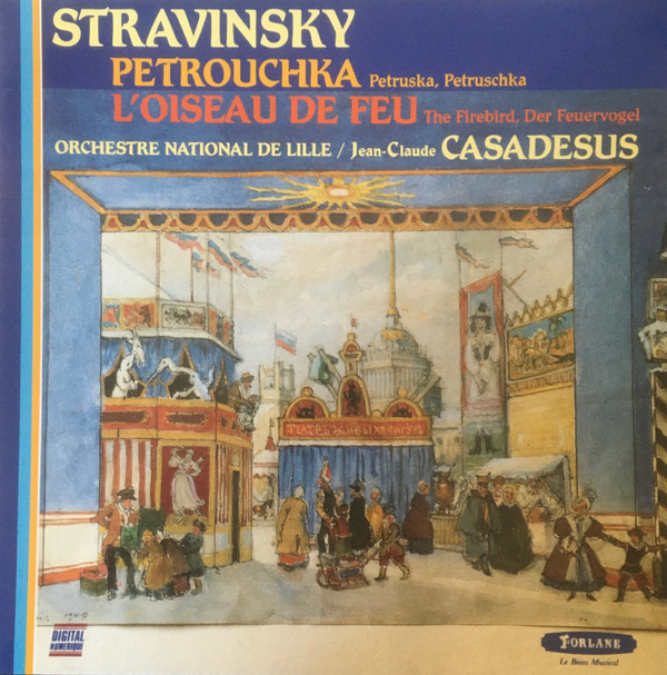Cover Stravinsky*, L'Orchestre National de Lille / Jean-Claude Casadesus - Petrouchka, L'Oiseau De Feu. (LP) Schallplatten Ankauf