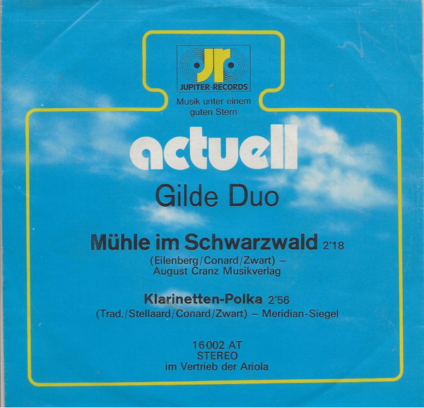 Cover Gilde Duo - Mühle Im Schwarzwald (7, Single) Schallplatten Ankauf